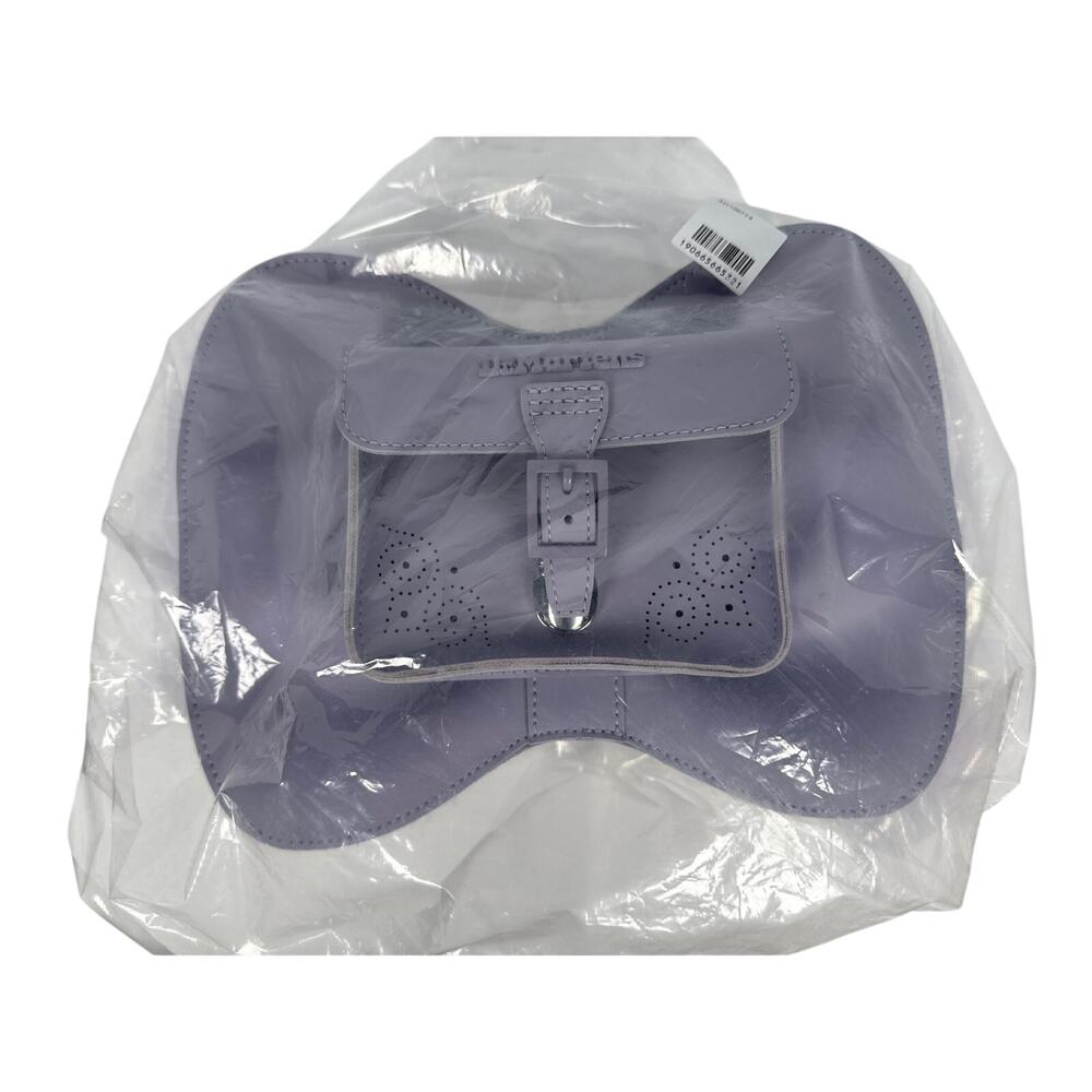 Dr. Martens Bow Bag Backpack Crossbody Purple Kiev Leather Structured - Picture 10 of 10